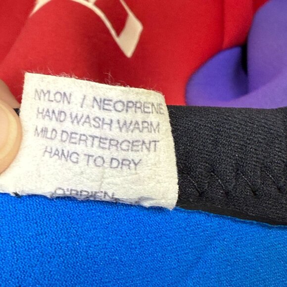 ✅Unisex LARGE OBrien Black/Red Short Sleeve Neoprene Wetsuit Back Zipper Closure - Picture 8 of 10